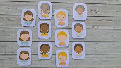 SET OF 12 EMOTION FLASHCARDS - ACRYLIC