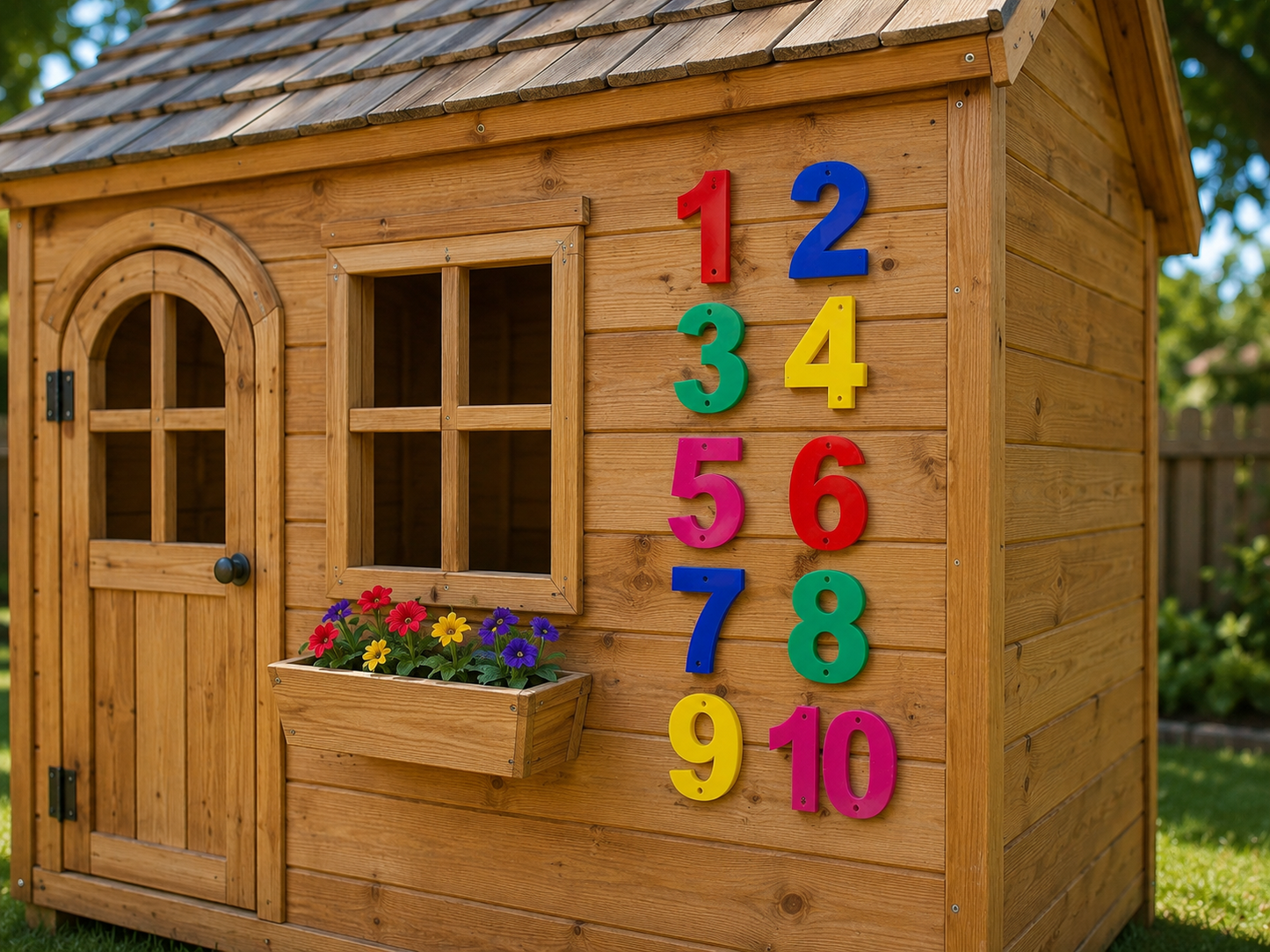 SET OF NUMBERS 1-10 (7CM) ACRYLIC
