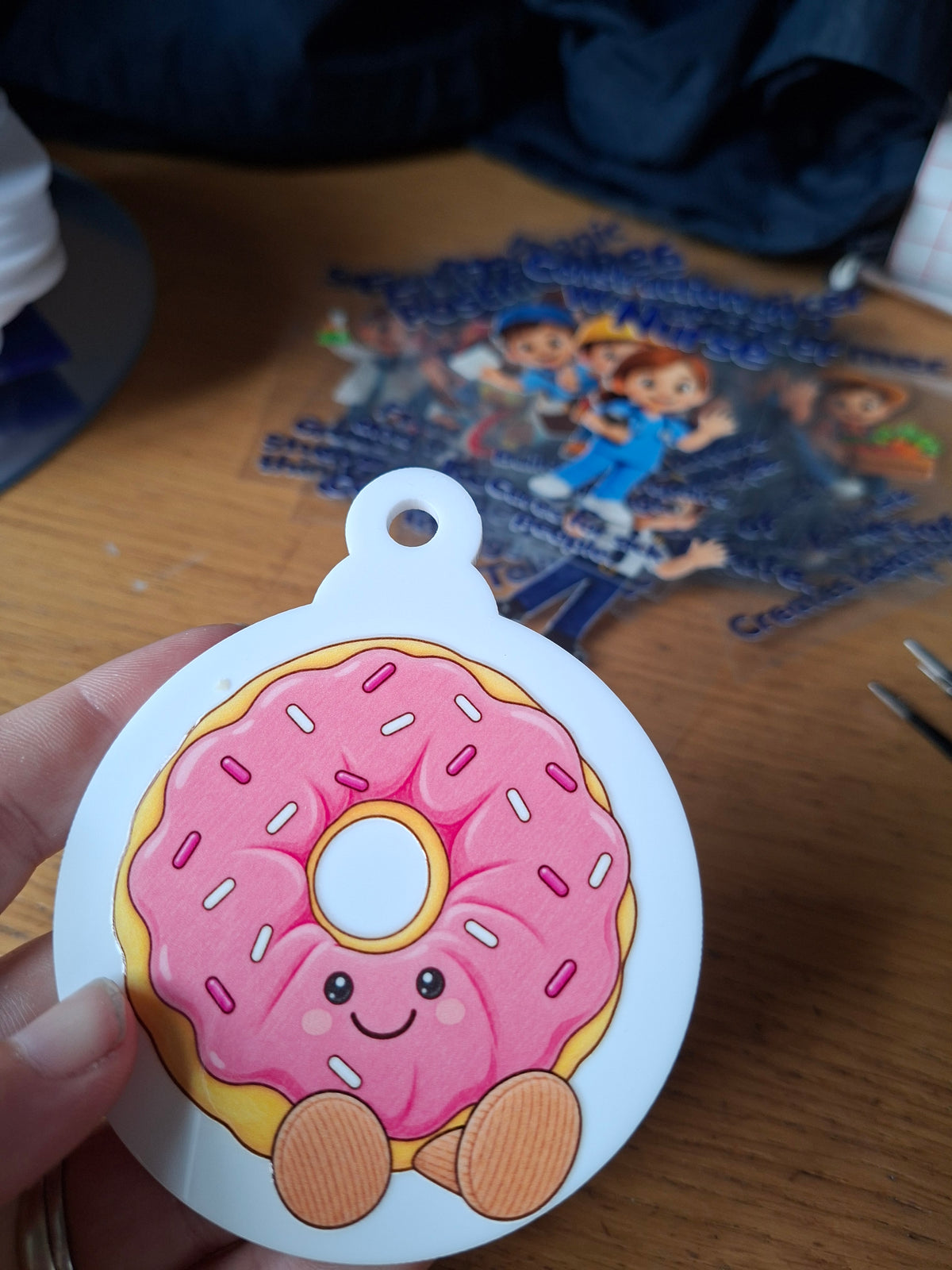 KAIWAII FOOD CHRISTMAS DECORATION - ACRYLIC HANGING ORNAMENT