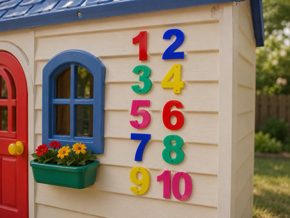 SET OF NUMBERS 1-10 (7CM) ACRYLIC
